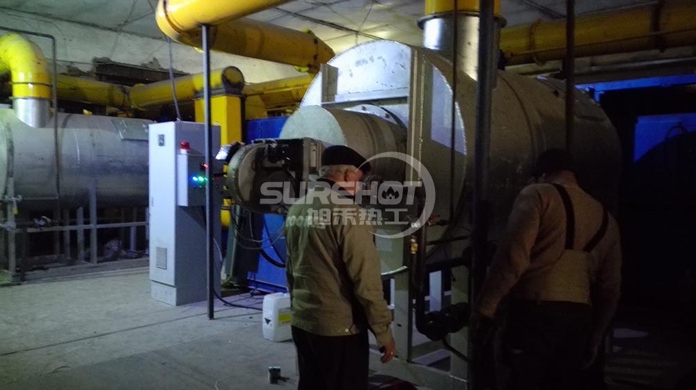 俄羅斯巖棉廠 4臺(tái)581KW巖棉固化爐燃燒器